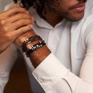Bracelet Homme 2 tours Sacha, Têtes Blondes
