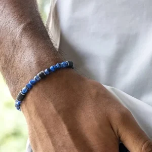 Bracelet Homme Gentleman XL Denim, Têtes Blondes