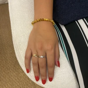 Bracelet Œil de Tigre doré, Koukouma & Co