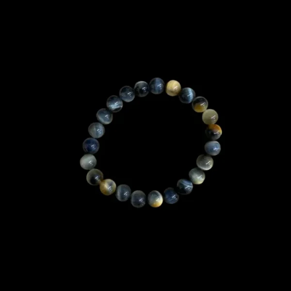Bracelet Oeil de Tigre blanc, Koukouma & Co