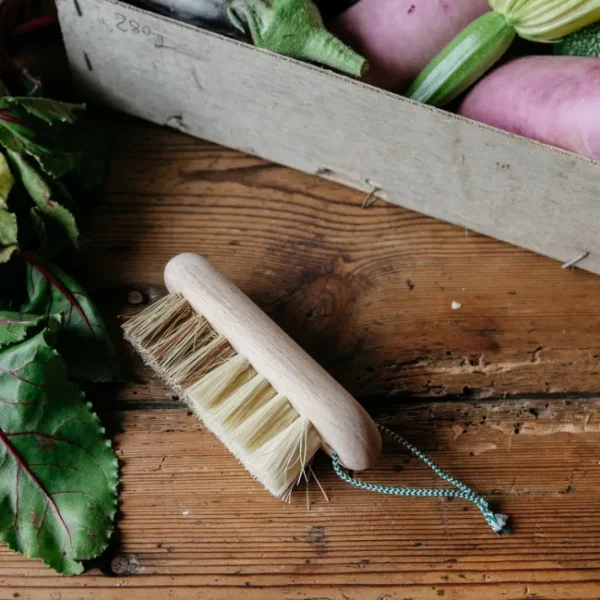 Brosse à légumes 2 duretés Hêtre, Andrée Jardin
