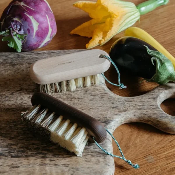 Brosse à légumes 2 duretés Hêtre, Andrée Jardin