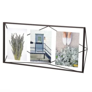 Cadre 3 photos double-paroi verre Prisma, Umbra