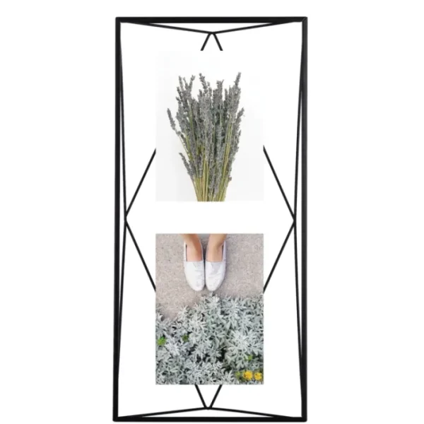 Cadre 3 photos double-paroi verre Prisma, Umbra