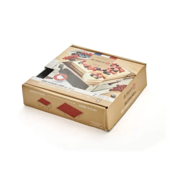 Cadre carré extensible inox de 20 à 37 cm, de Buyer