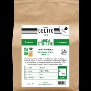 Café Bio Ethiopie Gamoji, Cafés Celtik