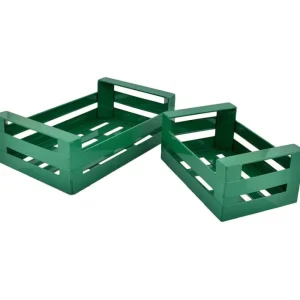 Cagette en métal Verte, Bazardeluxe