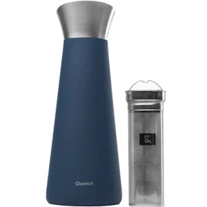 Carafe Isotherme 1L Granite Bleu, Qwetch