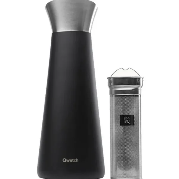 Carafe Isotherme 1L Noir, Qwetch