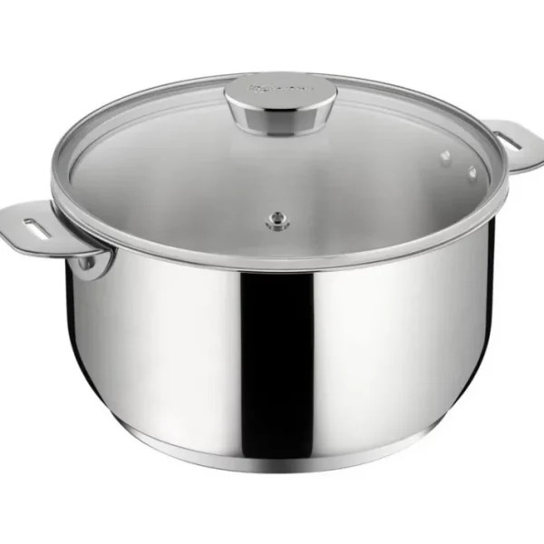 Casserole avec couvercle Salvaspazio+, Lagostina