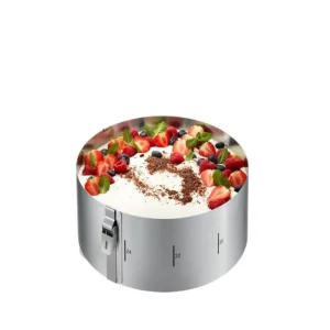 Cercle à gâteaux extensible inox Rondo Clip, Gefu