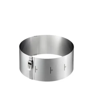 Cercle à gâteaux extensible inox Rondo Clip, Gefu