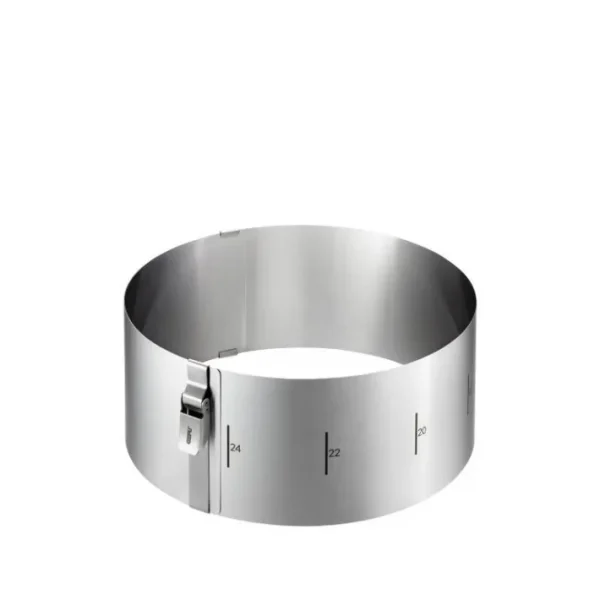 Cercle à gâteaux extensible inox Rondo Clip, Gefu