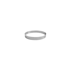 Cercle à tarte inox perforé en inox H20 mm, GOBEL