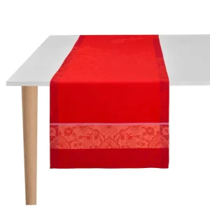 Chemin de table Voyage Iconique Coquelicot, Le Jacquard Français