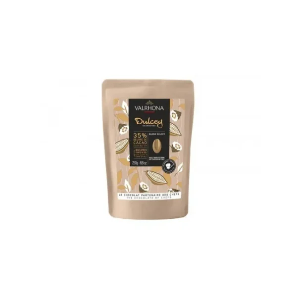 Chocolat à pâtisser & déguster Dulcey 35%, Valrhona