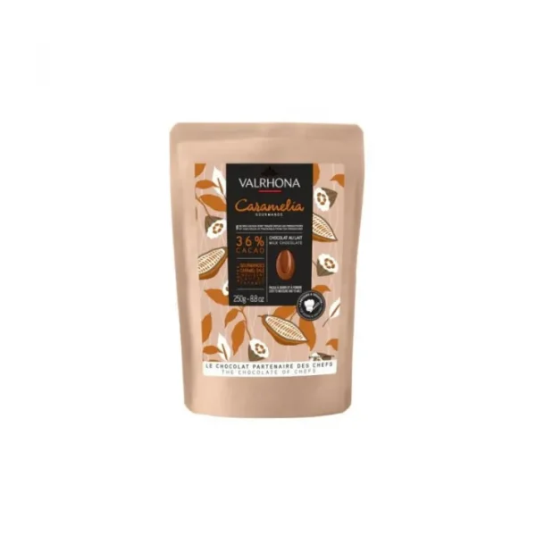 Chocolat à pâtisser & déguster Caramélia 36%, Valrhona