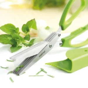 Ciseaux à herbes 5 lames vert, Mastrad