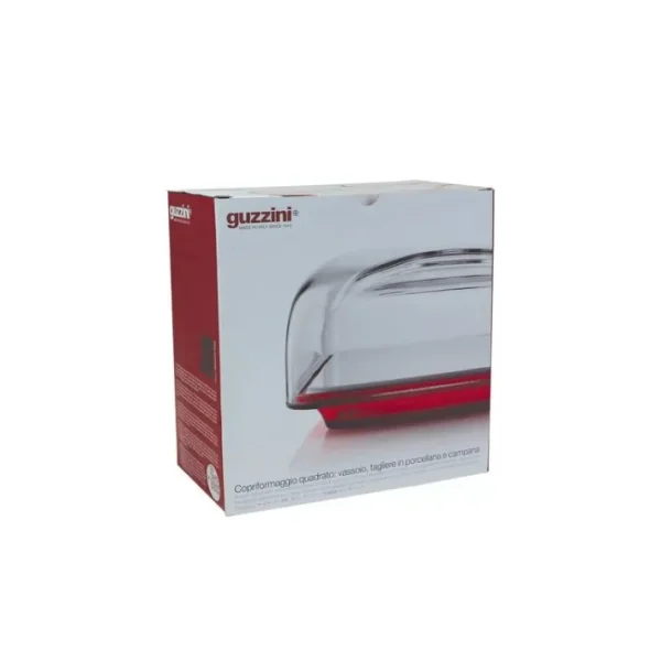 Cloche à fromage carrée Gocce, Guzzini