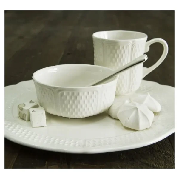 Coffret 4 assiettes plates Pont aux Choux, Faïencerie de Gien