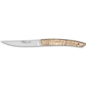 Coffret 4 couteaux à steak Le Thiers® Bouleau Nain & Noir, Claude Dozorme