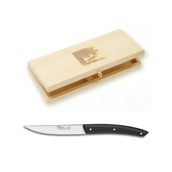 Coffret 4 couteaux à steak Le Thiers® Noir Mat, Claude Dozorme