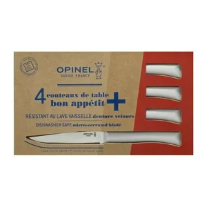 Coffret 4 couteaux de table Bon Appétit+, Opinel