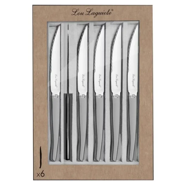 Coffret 6 couteaux Jet Brillant Lou Laguiole®, Amefa