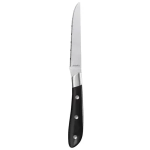 Coffret 4 couteaux steak Achille Noir, Amefa