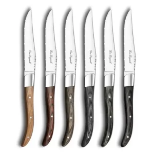 Coffret 6 Couteaux Steak Louis Lou Laguiole®, Amefa