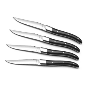 Coffret 4 couteaux steak Royal Noir, Amefa