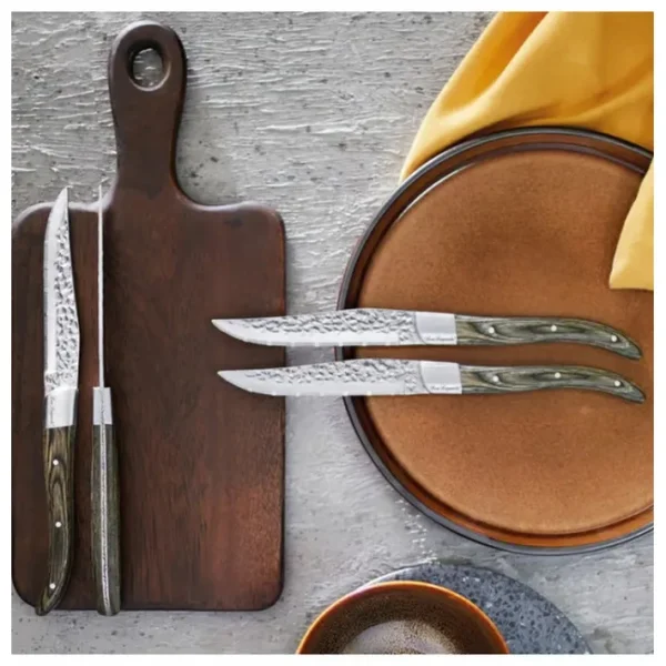 Coffret 4 couteaux steak Volcano Lou Laguiole®, Amefa