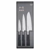 Coffret 3 couteaux Wasabi black, Kai