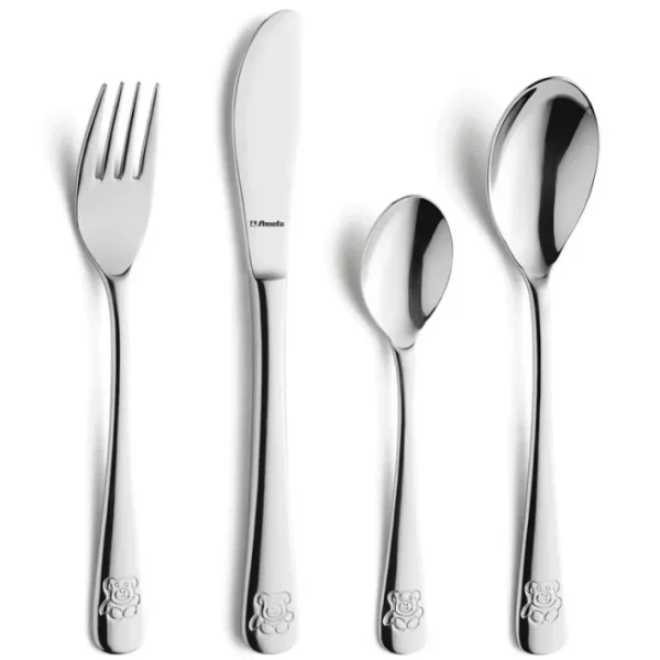 Coffret 4 couverts enfant Ourson, Amefa
