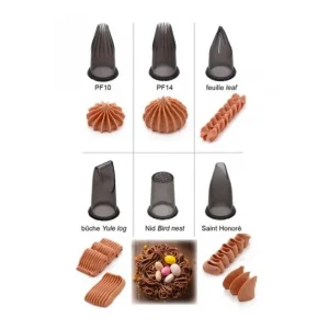 Coffret 6 douilles tritan Créatif, De Buyer