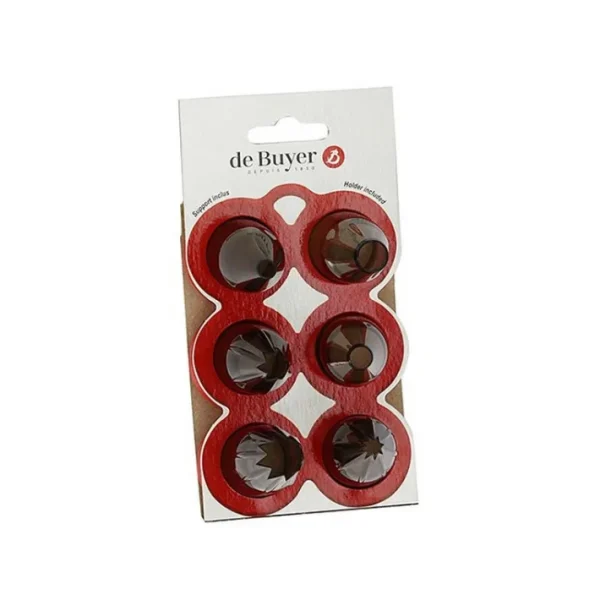 Coffret 6 douilles tritan Classique, De Buyer