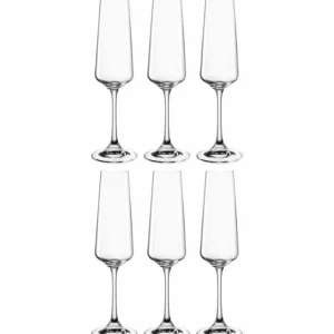 Coffret 6 flûtes à champagne Paladino, Léonardo