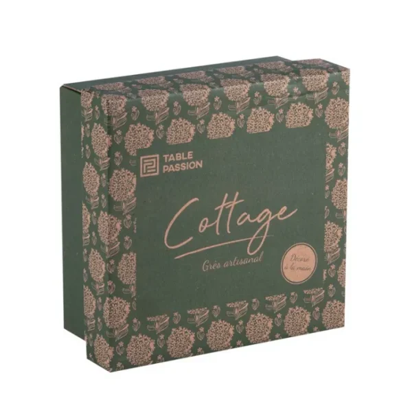Coffret 4 gobelets 15 cl Cottage, Table Passion