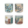 Coffret 4 Gobelets 10 cl Patchuca, Sema Design