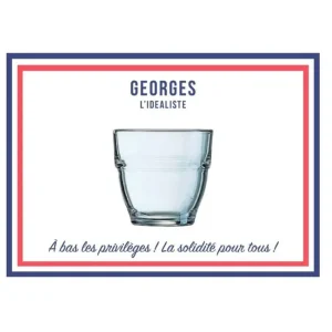 Coffret 6 Gobelets Georges 23 cl, Le Verre Français