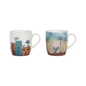 Coffret 2 Mugs 35 cl Patchuca, Sema Design