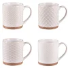 Coffret 4 mugs 35cl Jaspe Beige, Table Passion