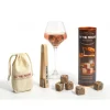 Coffret 6 pierres à vin + pince, ON THE ROCKS