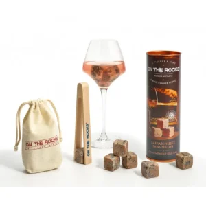 Coffret 6 pierres à vin + pince, ON THE ROCKS