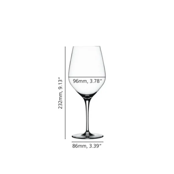 Coffret 4 verres à Bordeaux Authentis, Spiegelau