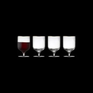 Coffret 4 verres à vin 30 cl Palermo Gold, Lyngby Glas