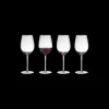 Coffret 4 verres à vin 40 cl Palermo Gold, Lyngby Glas