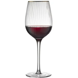 Coffret 4 verres à vin 40 cl Palermo Gold, Lyngby Glas