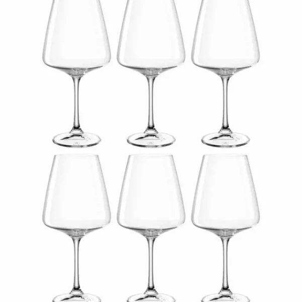 Coffret 6 verres à vin 66 cl Paladino, Léonardo