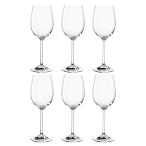 Coffret 6 verres à vin blanc 37 cl Daily, Léonardo